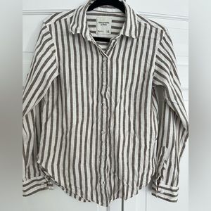 NWT Oversized Long-Sleeve Shirt size XS